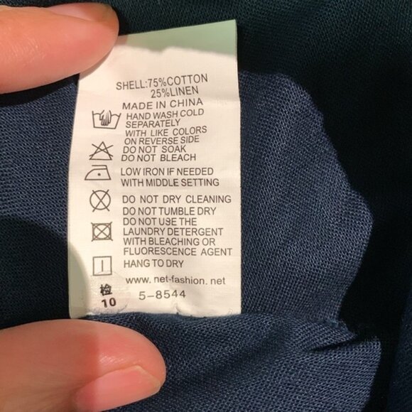 Girls Linen/Cotton Blend Palazzo Pants - Picture 5 of 10